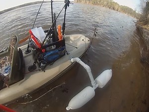 How to add Stabilizers DIY to a pelican Boost angler fishing kayak