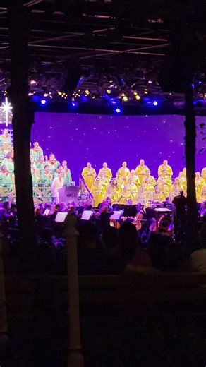 1.7K views · 18 reactions | Did you know. The singers at Epcot's Candlelight Processional are Disney Cast Members from Walt Disney World accompanied by the Voices of Liberty and a 50-piece orchestra, all led by a rotating celebrity narrator telling the Christmas story. | DisneyFamilyMadness | Facebook