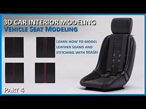 Master 3D Car Modeling: Interior Race Car Seats