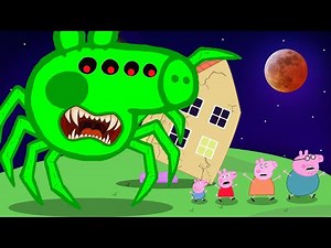RUN!!! Zombie Spider appears in Peppa Pig's house 🧟| Peppa Pig Funny Animation