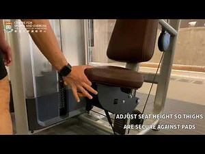 How to do Precor Lat Pulldown at HKU B-Active Fitness Center?