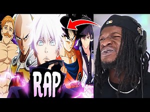 OVERPOWERED ANIME CHARACTER RAP | "OP" | RUSTAGE (REACTION)