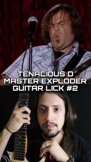 Chris Brasil | Mais um lick sensacional do filme de comédia icônico Tenacious D! 🎸🔥 Esse é o primeiro solo de guitarra épico de Master Exploder! 🤘 Another... | Instagram