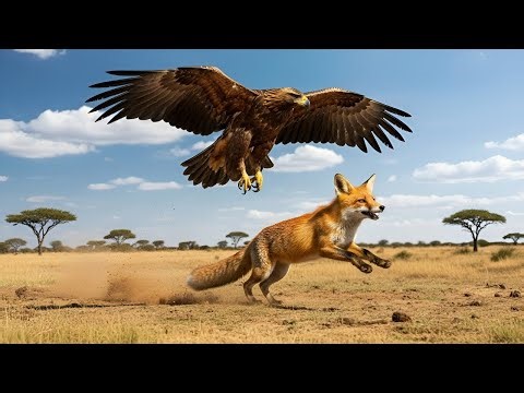 Fox vs Eagle: Ultimate Sky and Ground Battle (4K)