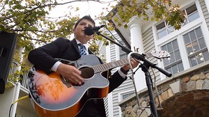 2.4K views · 183 reactions | A lot of you guys liked the Little Wing video I put up from the wedding I played recently, so I thought I'd share another classic that I tried to adjust on the spot to be pretty wedding-friendly...haha. Bruce for this one....there were a lot of Springsteen fans at the wedding, so they had a good time with some of the songs. Hope you like the slightly mellow version! | Jake Thistle | Facebook