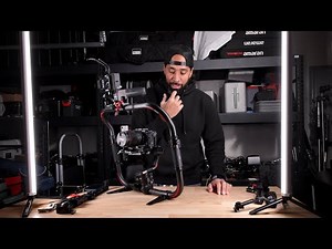 Showing 3 different Gimbal styles for the Canon EOS C50 with Wooden Camera Cage