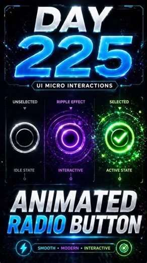 Radio button animation using HTML CSS and JS|#shorts #coding #programming #webdevelopment