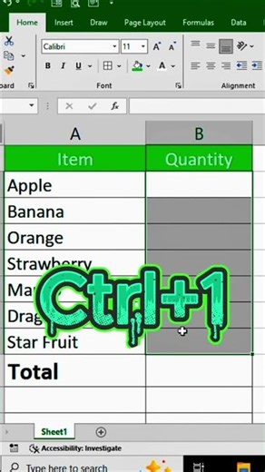 MS Excel- Formating cell trick- add measure unit in the cell & putting formula- Advance level#excel