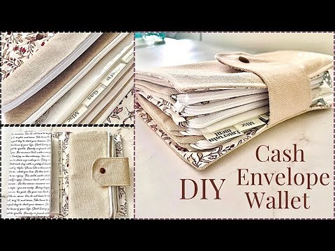 DIY Cash Envelope Wallet / Money wallet System / Money Organizer / Budget Wallet System / DIY
