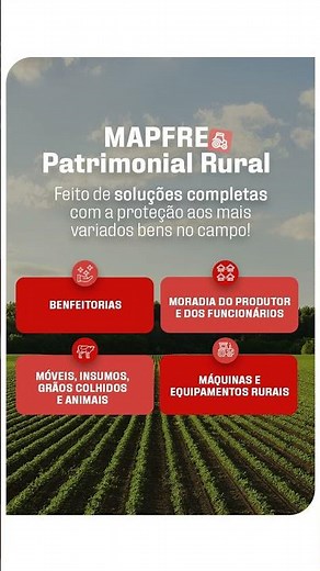 Você conhece o MAPFRE Patrimonial Rural?