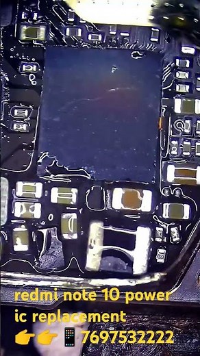 redmi note 10 power ic replacement