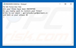 Garrantydecrypt Ransomware
