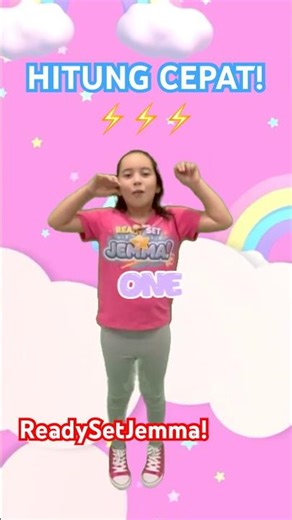 ⚡ Fast Counting Challenge! Counting Cepat 1–10 🔢 | ReadySetJemma Shorts ⚡