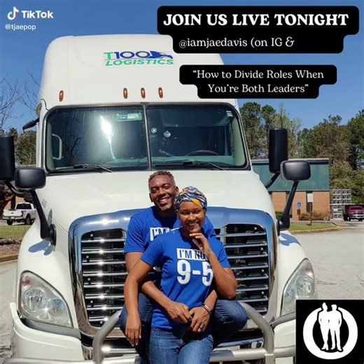 We’re going LIVE tonight 🔥How to Divide Roles When You’re Both Leaders.