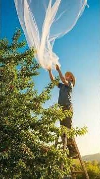 Birds eating your cherries? Here is the SOLUTION! | Garden Hacks