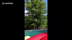 Chicago grandma spends whole summer slipping off pool floats