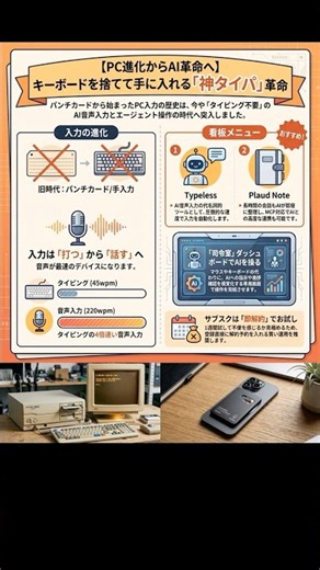 キーボードはオワコンになる。今すぐ音声入力をメインに切り替えよう！