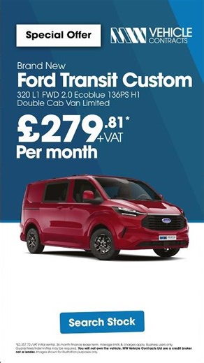 Ford Transit Custom Double Cab