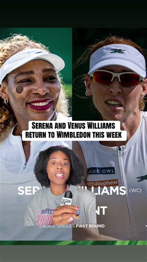 Serena and Venus Williams return to Wimbledon this week symonewiththesports #wimbledon