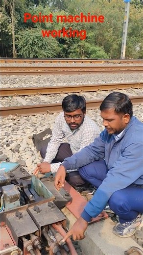 #railway point machine working #train #ntpc #technicalanalysis #railwaytechnician