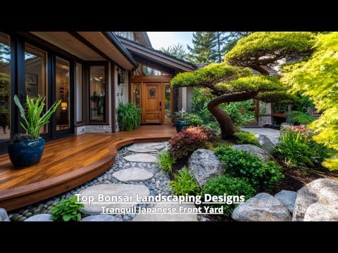 🌿 Modern Bonsai Landscaping Ideas: Transform Your Front Yard into a Japanese Garden