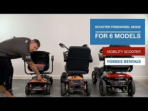 Mobility Scooter | Freewheel Mode | Forbes Rentals