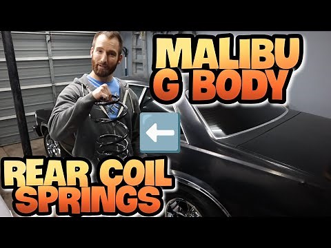 81 Malibu (G Body) Rear Spring Replacement How To