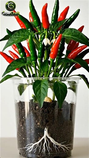 From Seed to Spicy Harvest 🌶️ Grow Chili Peppers Indoors!