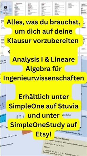 Analysis I & Lineare Algebra endlich verstehen