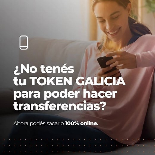 Ahora podés obtener tu Token Galicia sin moverte de tu casa. Te va a servir para continuar operando en Online Banking y la App Galicia. Más info acá 👉 https://bit.ly/3c4kEbD #YoMeQuedoEnCasa 🏠 | Banco Galicia