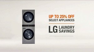 The Home Depot TV Spot, 'LG Laundry Savings'
