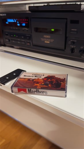 RevNRugged on Instagram: "Straight out of the 80s. 🪕✨ Found this Marlboro Presents: Country & Western Music cassette - a true relic from another era. Pulled it from my pocket, checked the inlay like we all used to, and slid it into my trusty Sony deck. The warm analog sound, the artwork, the nostalgia… this isn’t just music, it’s history spinning. 🎶 …and yes, even the sound of the Sony mechanism when opening and closing is pure beauty. 🔊 Do you still listen to cassettes? #RevNRugged #Cassette