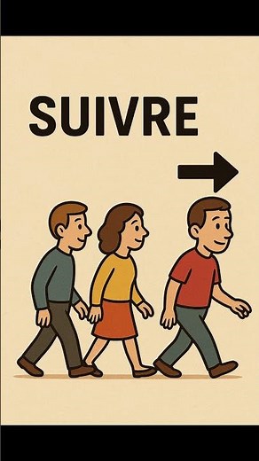 Verbe suivre 👣📚 au présent avec exemples