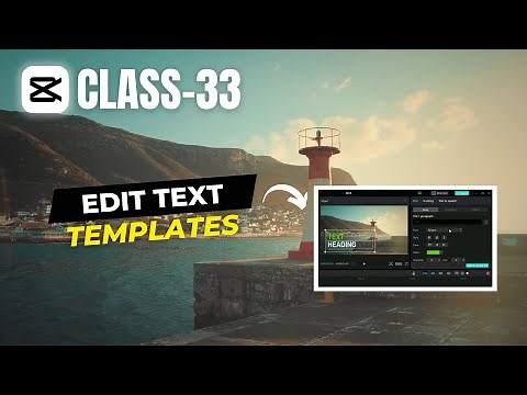 How to Edit Text Templates in CapCut PC | Add to Brand Kit Option | Capcut Tutorials Ep. 33 |