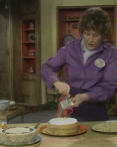Julia demonstrates how to make a homemade walnut cake that she calls her “VIP Cake.” #baking #cake #juliachild | Julia Child