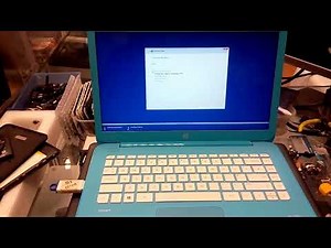 HP Stream windows 10 installation