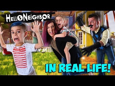 Hello Neighbor In Real Life! (FUNhouse Family) Hide N Seek