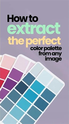 How to extract the perfect color palette from any image.