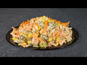 Two salads in five minutes! The juiciest and tastiest
