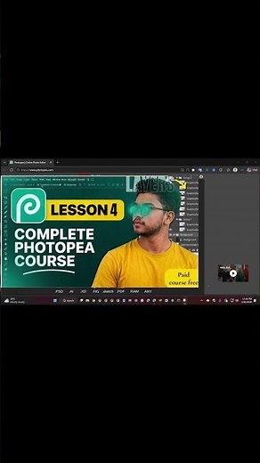 Photopea Graphic Design Full Course 2026 | Photopea Tutorial Beginner to Advanced #graphicdesign