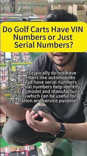 Do Golf Carts Have VIN Numbers or Just Serial Numbers?
