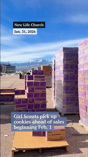Girl Scout Cookie Delivery Day at New Life Church