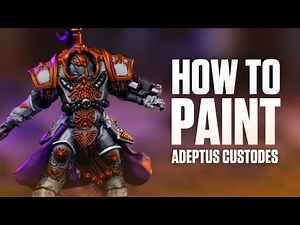How to Paint Adeptus Custodes: Beginners Painting Guide!