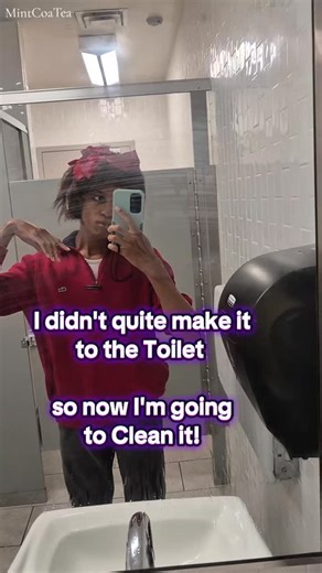 Alna Mecha on Instagram: "Cleaning the 7-11 Women's Restroom 🚺 Tutorial 💖 I didn't quite make it to the Toilet so now I'm going to Clean it! #transgirl #transwomen #maid #bathroomcleaning #cleaninghacks #7eleven #toiletcleaner"