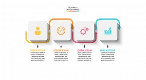 Business data visualization. timeline infographic icons designed for...