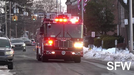 Tower Ladder 217 Responds to House Fire Emergency