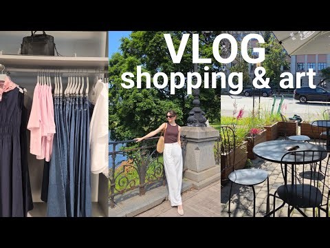 VLOG | Riga | Shopping at ARKET and LINDEX | Contemporary Art | Riga Contemporary Fair 🖤