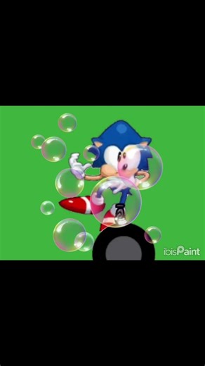 Endless falling sonic animation