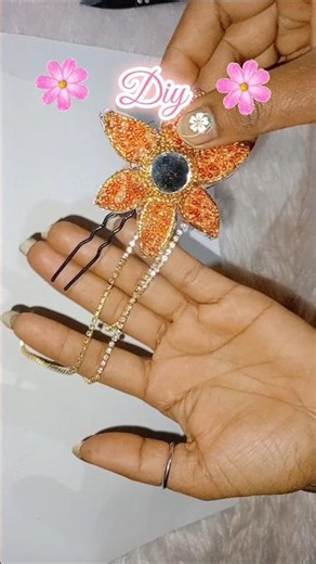 handmade hair accessories very easy #howtomake #hairaccessorieshandmade #diy #craft