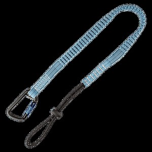 15 lb Tool Tether with choke-on cinch-loop and aluminum twist-lock carabiner, 36"